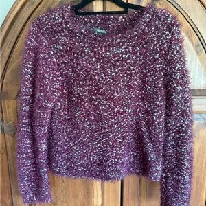 Wild Fable Maroon Textured Sweater